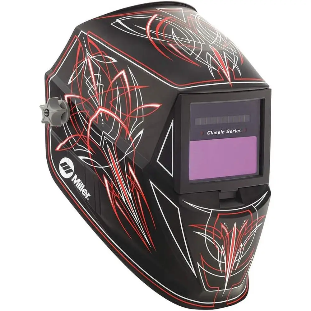 Auto-Darkening Welding Mask, Lightweight Nylon, Ratchet Adjustment, Bold Color Design