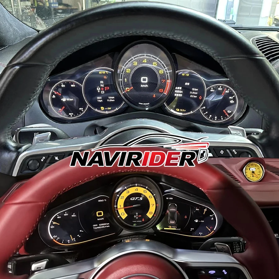 Yes 2025 Latest Original Car Digital Cluster Instrument For Porsche Cayenne Panamera 2010-2024 LCD Speed Meter Dashboard