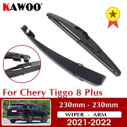 KAWOO Car Rear Wiper Blade Blades Back Window Wipers Arm For Chery Tiggo 8 Plus 2021 2022 230mm Auto Windscreen Blade