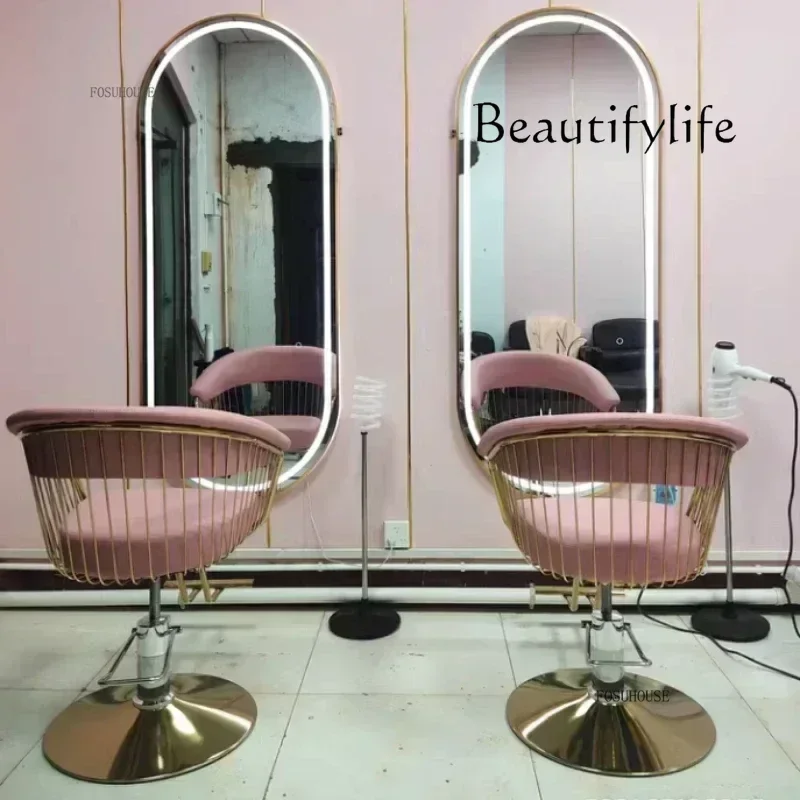 BJ كرسي الحلاق كرسي دوار قابل للرفع صالون تجميل تصفيف الشعر كرسي صالون الأثاث الشمال كراسي الحلاق صالون حلاقة Professi #3