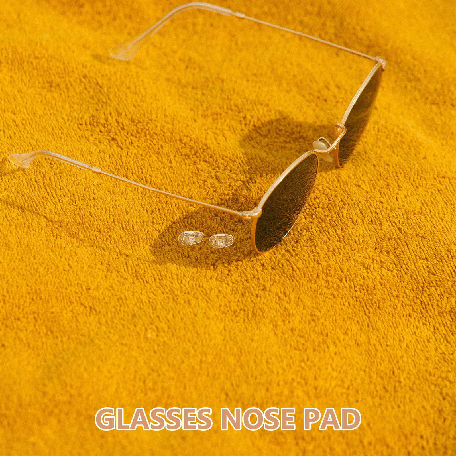 8 قطعة منصات أنف للنظارة سيليكون المسمار في وسائد النظارات شفافة المضادة للانزلاق استبدال للعمل الرياضي دراسة خفيفة الوزن دائم