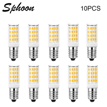 10 pièces E14 Baes ampoules de lampe à LED 3W 5W 7W AC 220V Mini LED ampoule de maïs 360 Angle de faisceau 2700K 6000K remplacer les lumières de lustre halogène
