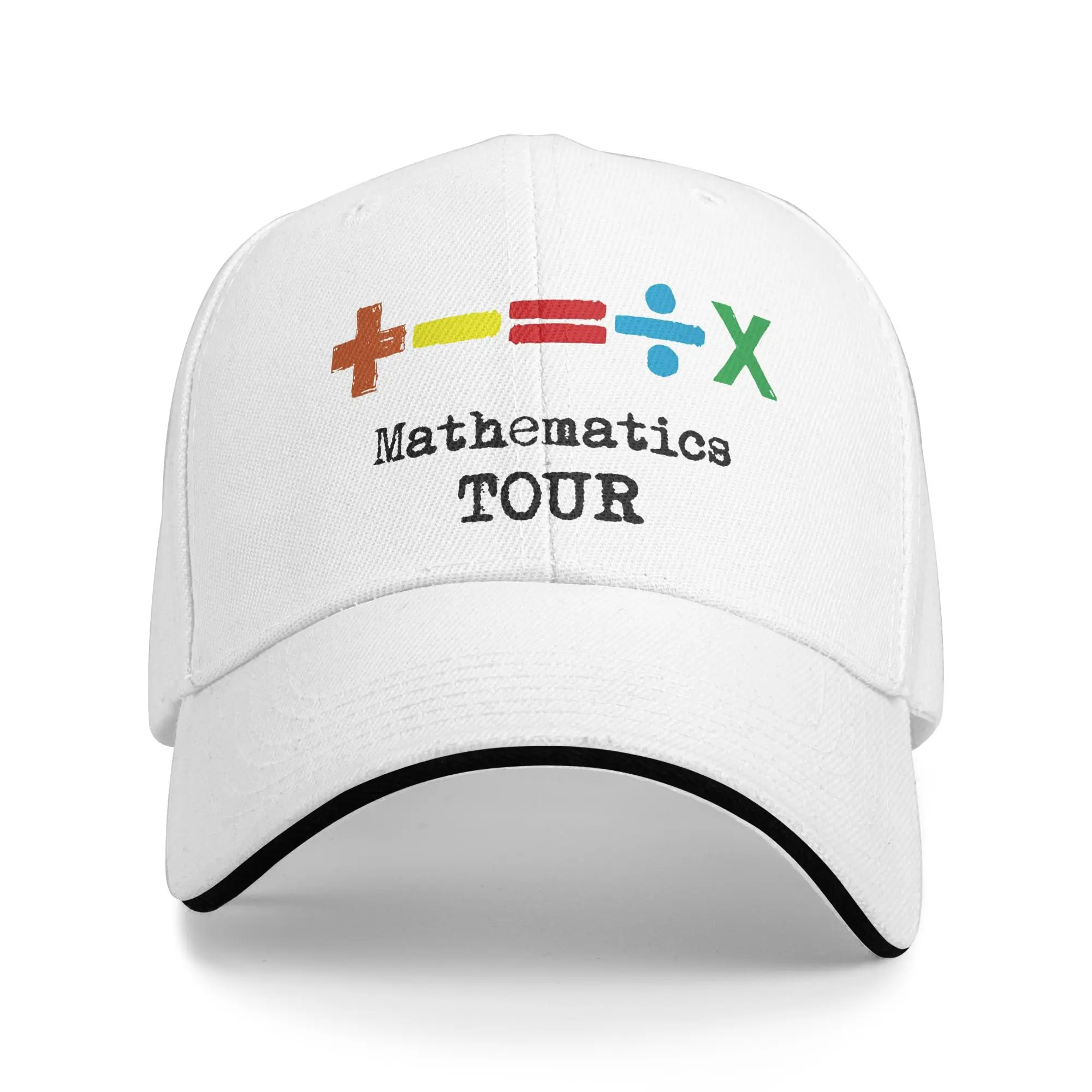 

The Mathematics Tour ED SHEERAN Кепка для гольфа Merch Винтажная солнцезащитная кепка для мужчин и женщин, головной убор для гольфа, регулируемая