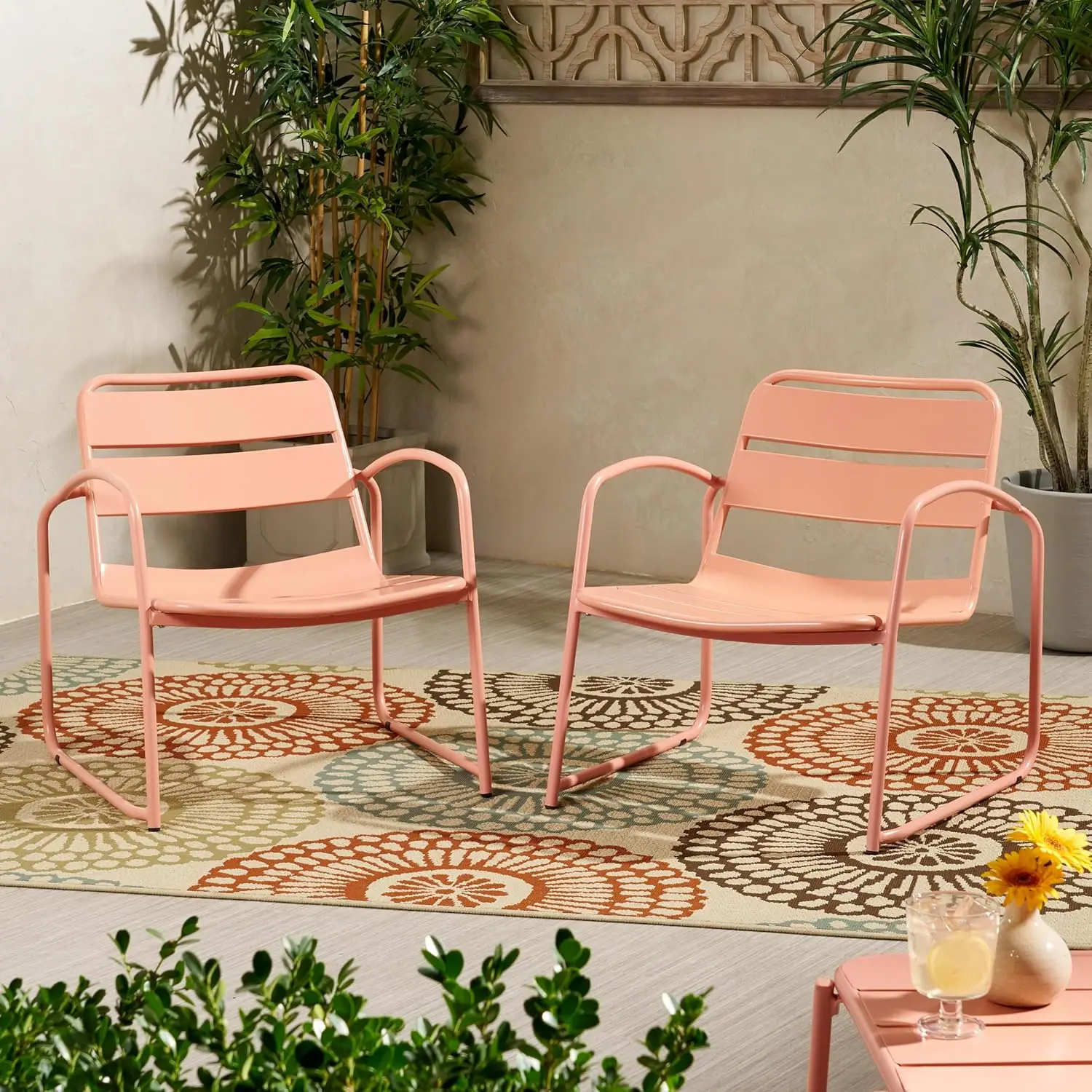 

Winter-PFS-00046-LWJ Conversation Sets, 24.5"x27"x25.25", Coral