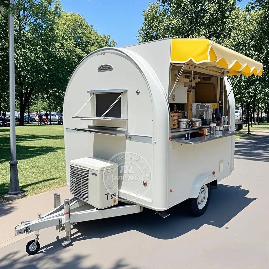 

Custom American Standard Foodtruck Concession Coffee Trailer Food Trucks Mobile Food Trailer with Full Kitchen