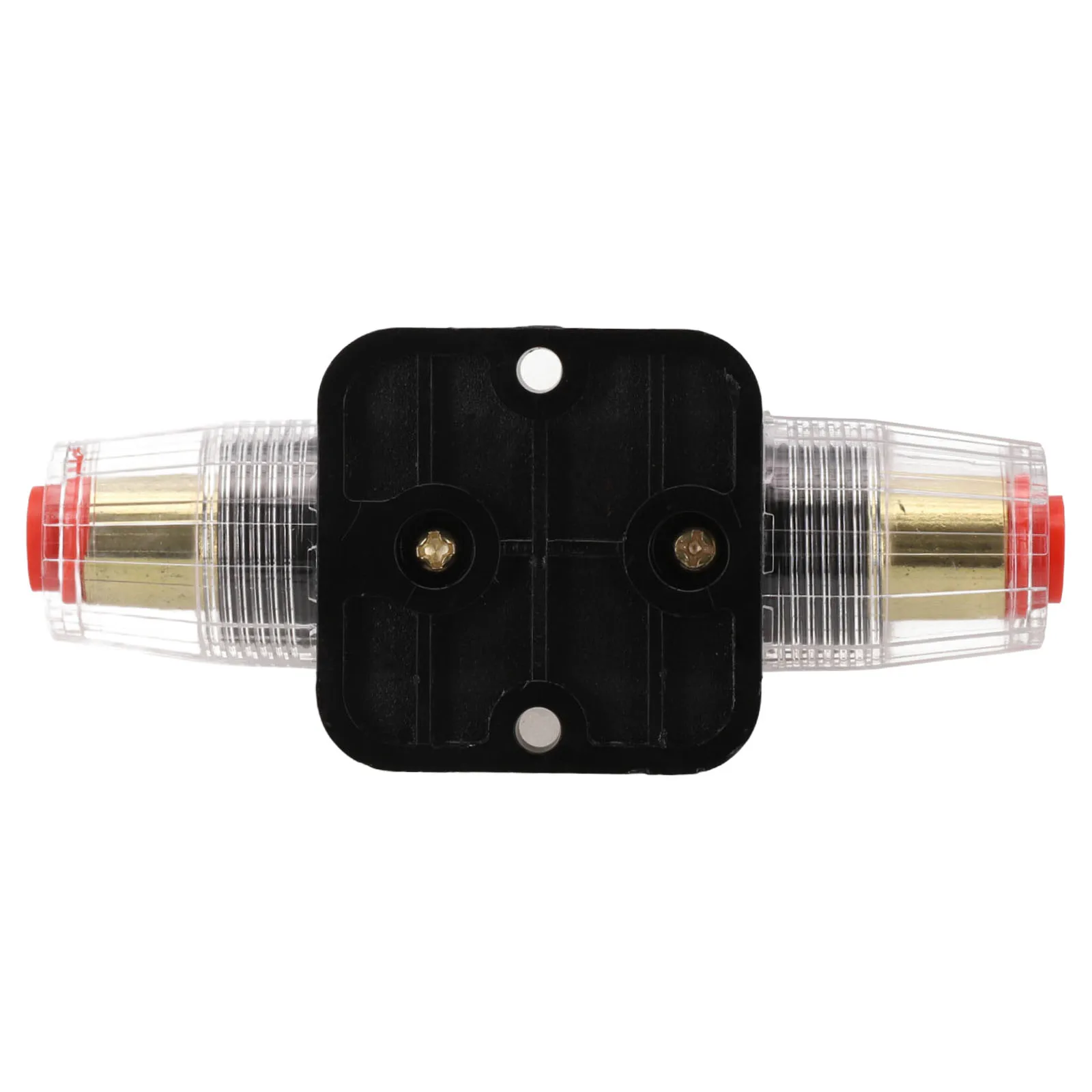 

12-24V Fuse Holder 30A Inline Circuit Breaker Easy Installation Excellent Conductivity User-friendly Design Manual Reset Button