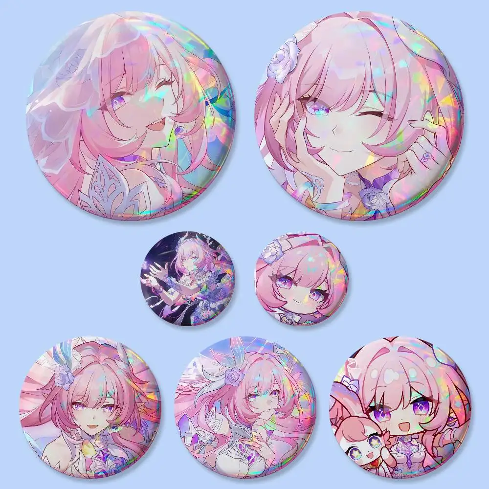 Cyrene Anime-Charakter-Anstecknadeln 25 32 44 58 75 mm Runde Cosplay-Pins Taschendekoration Fangeschenke für Fans Sammler Freunde Brosche Souvenir