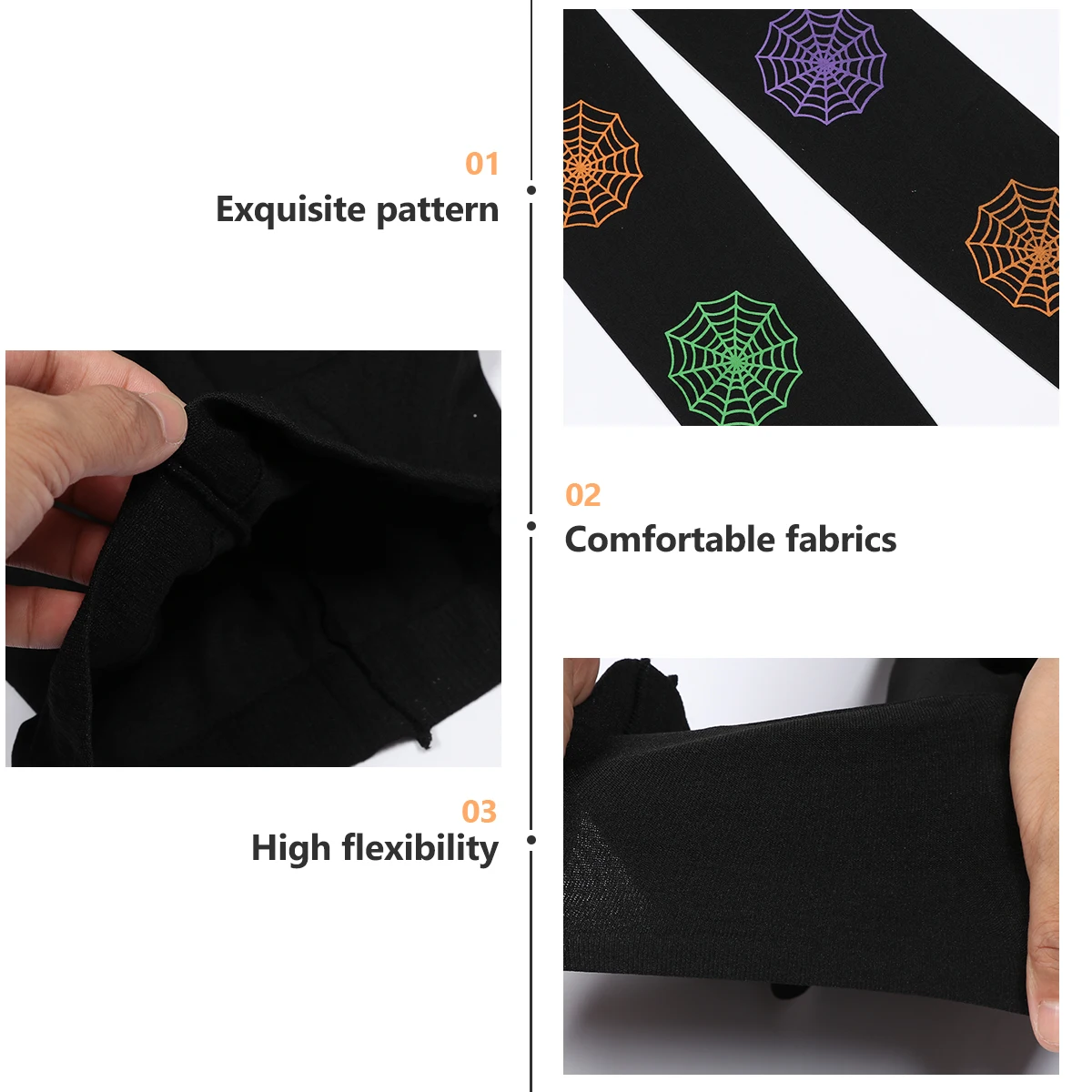 Halloween Pantyhose Stockings Polyester Girls Child Party Festival Scary Atmosphere Unique Size 6 8 Years