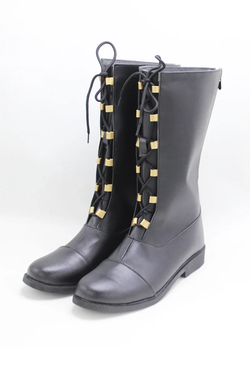 Women Cloud Strife Cosplay Shoes Game FF7 Cosplay Prop PU Leather Shoes Halloween Carnival Boots Custom Made