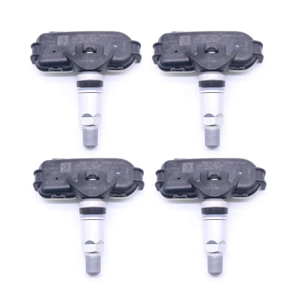 

4PCS TPMS Sensor Tire Pressure Monitoring Sensor for HYUNDAI ELANTRA KIA FORTE KIA FORTE5 52933-A7000 315MHZ