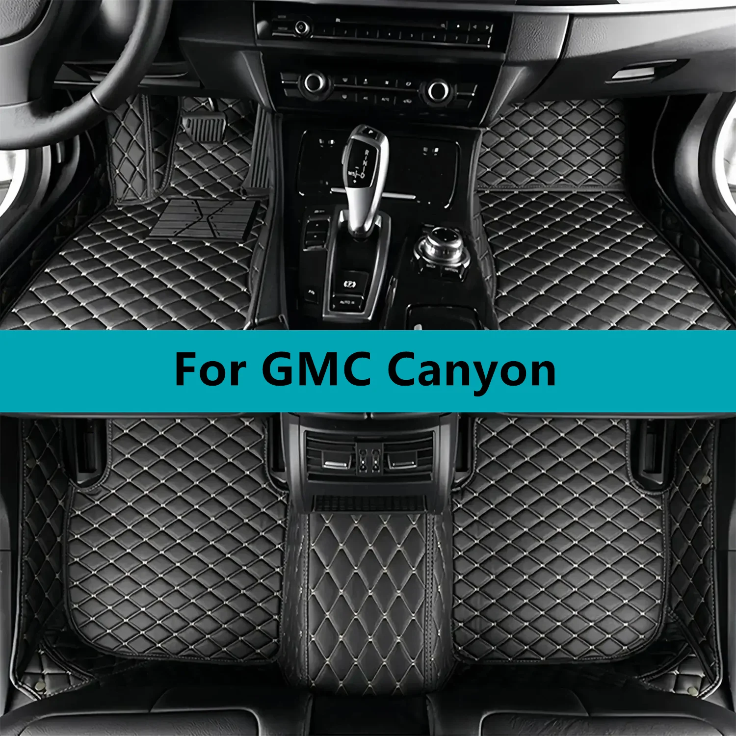 

Car Floor Mats Fit For GMC Canyon 2022 2023 2024 2025 2026 Custom Leather Waterproof Car Floor Mats Interior Accessories