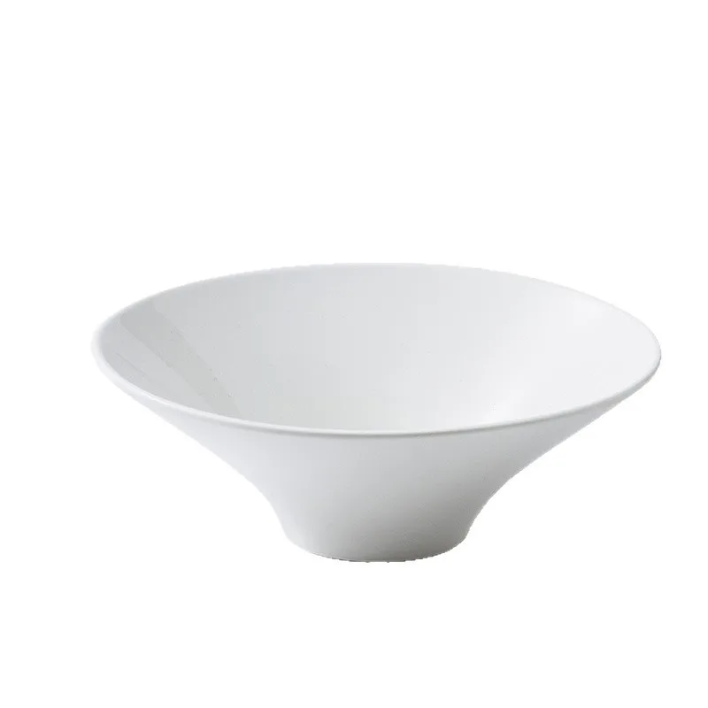 

Japanese Ramen Creative Hat Trumpet Bowl Noodle Bowl Ajisen Ramen Bowl SaladPremium Ceramic