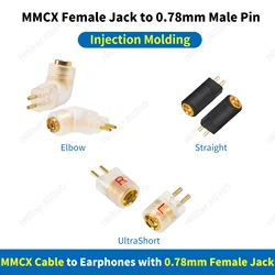 0.78 to mmcx super mini 0.78 adapter ultra short mmcx adapter mmcx to 0 78mm 2pin adapter 0 78mm to mmcx 0 78 to mmcx adapter