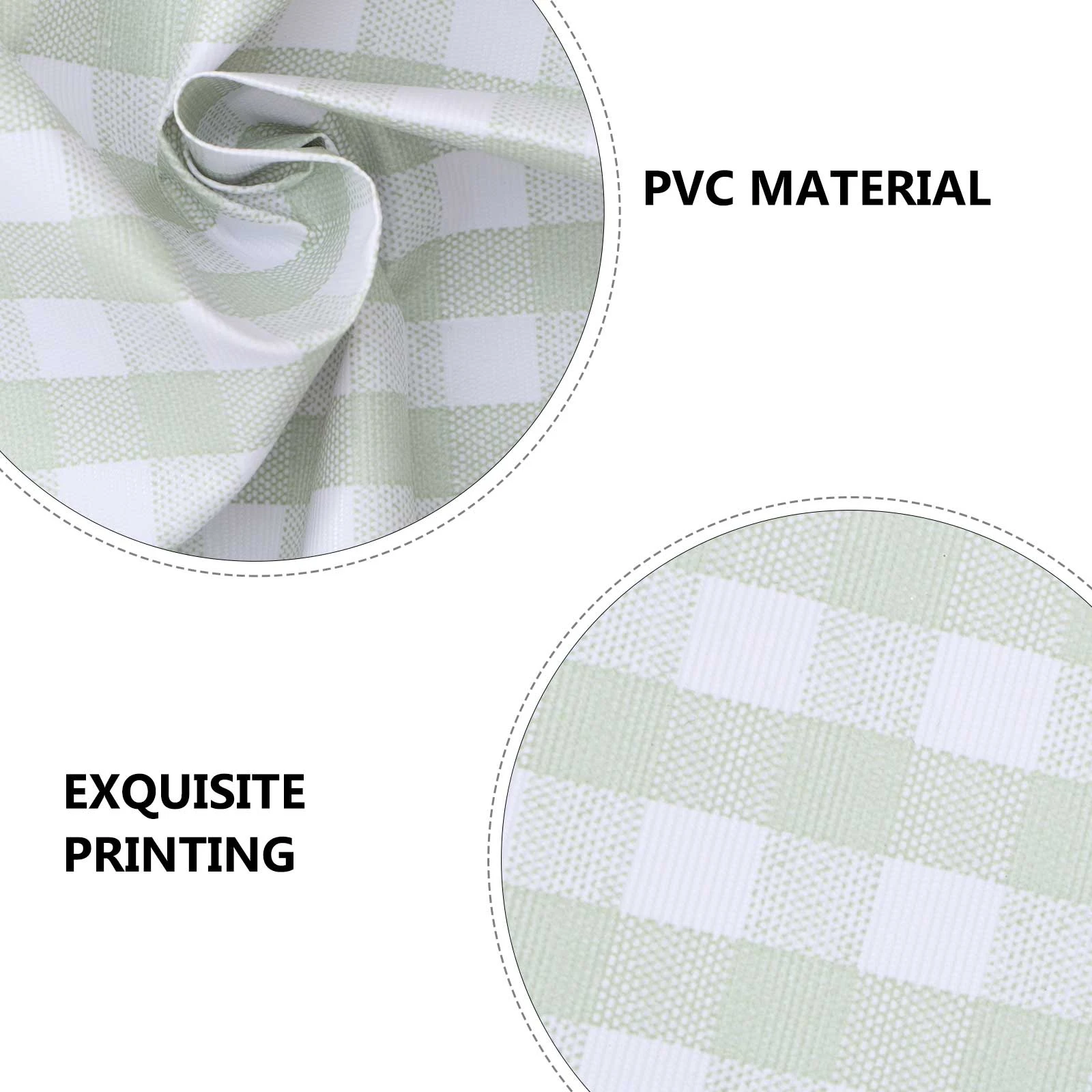 

PVC Tablecloth Oilcloth Stain Resistant Plaid Cover Smooth Surface Pvc Table Cloth Clean Cloth Long Use Catering