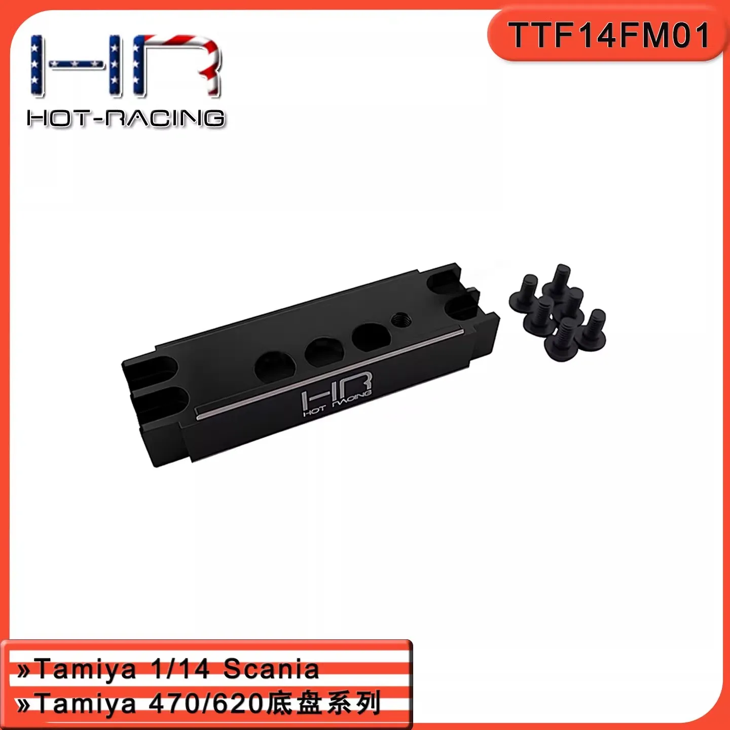 

Передний мост прицепа HR Tamiya 1/14 Scania