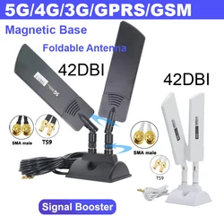 Antena externa de longo alcance ao ar livre, WiFi Signal Coverage Booster, amplificador celular para ZTE, CPE, MC801A, 4G, 3G, 2G, 4G, 5G, 42dbi