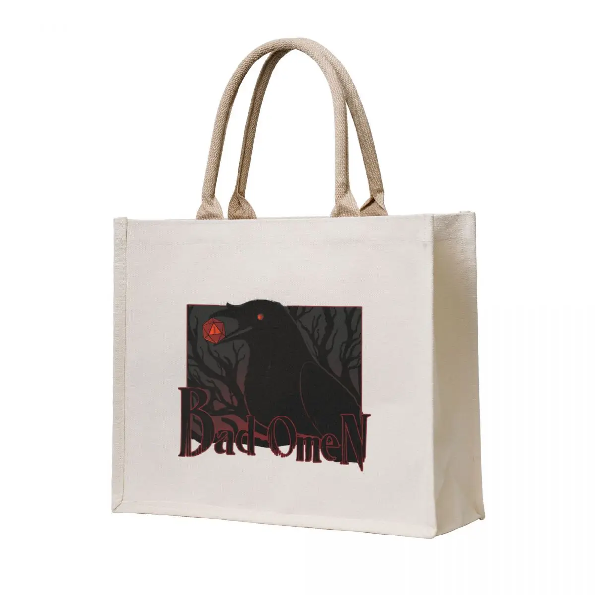 

Bad Omen Tote Bag canvas tote bag Fabric bag Women's
