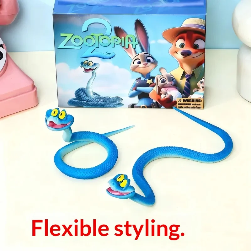 Zootopia 2 Modello di bambola fatta a mano Ornamento Crazy Nick Rabbit Judy Hopps Ufficiale di polizia Gary Snake Action Figure da collezione Toy