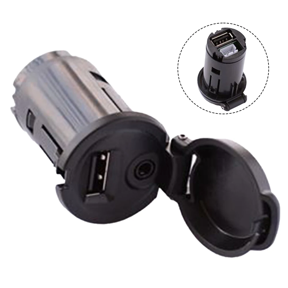 

Auxiliary USB Socket Car USB AUX Adapter Anti-corrosion Direct Installation Easy To Use High Universality Made Of ABS