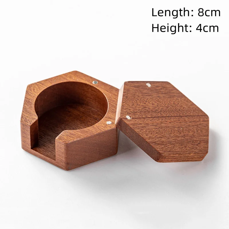 Coffee Filter Paper Storage Box 51/53/58mm Mocha Pot Filter Paper Dust-proof Storage Box Handle Round Filter Paper Holder