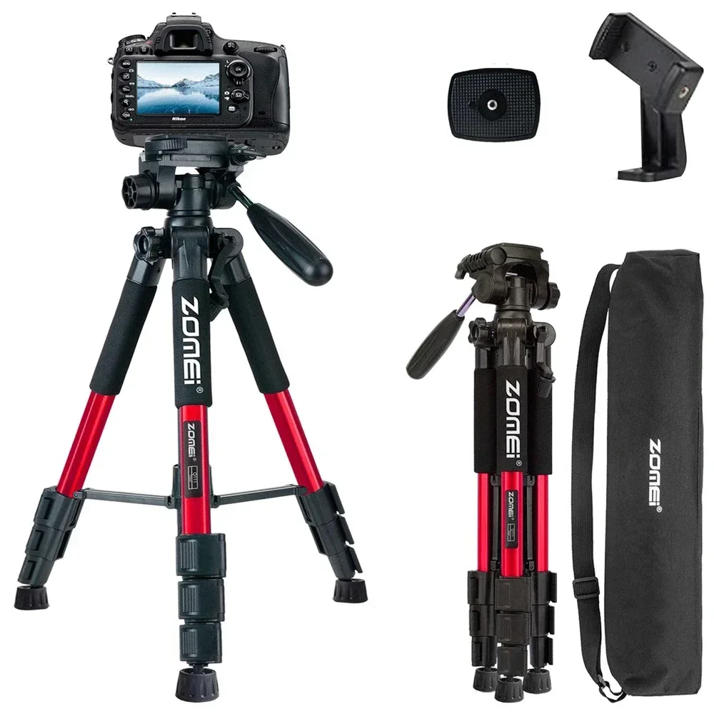 ZOMEI Q111 Professional Portable Tripod For Camera With 360° Panorama Ball Head, Tripod For DSLR, Stable And Cell Phone Tripod