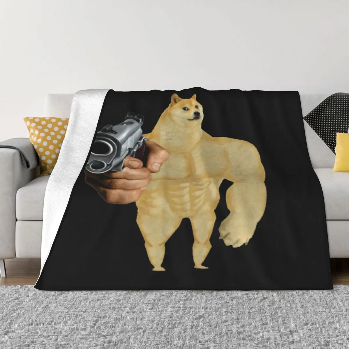 

Big Swole Doge 142 Blanket Bed Blanket Blankets And Throws Throw Blanket