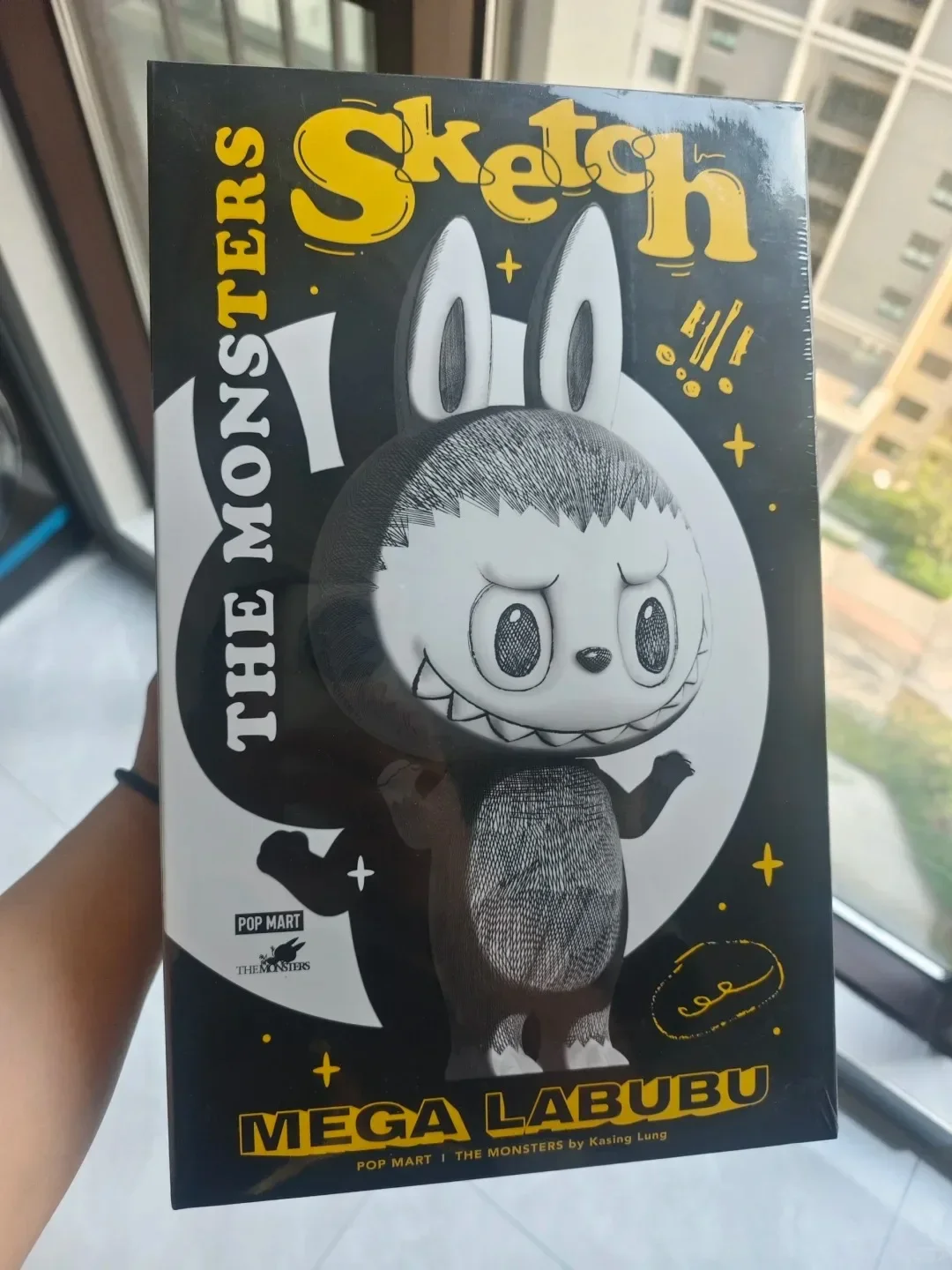 POPMART MEGA LABUBU 400% 10th Anniversary and Sketch Series Big Doll Trendy Blind Box Surprise Collection Birthday Gift in Stock