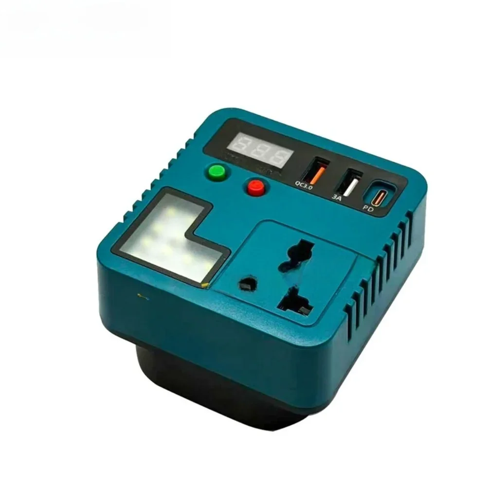 1pc 100W 21V Battery Converter Inverter 21V To 220V W USB Inverter Battery Inverter For Charging Devices Accessories