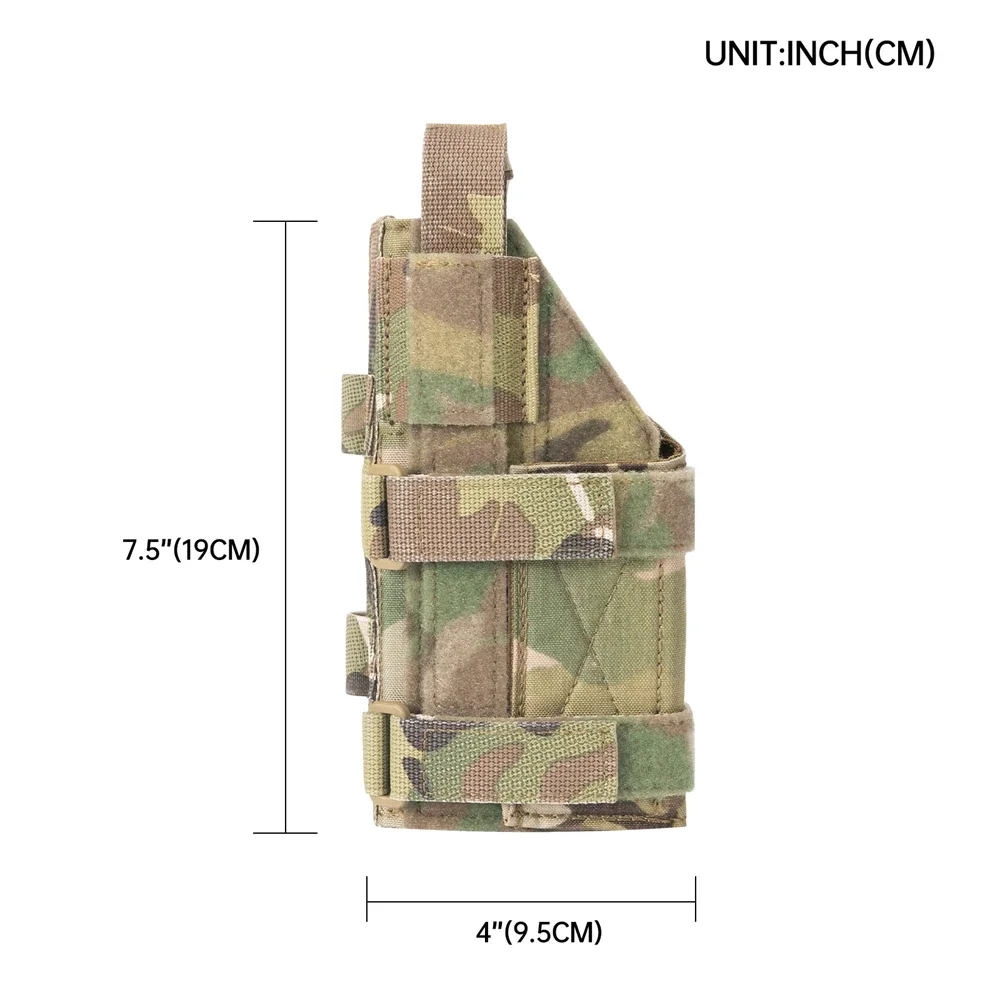 Tactical Left Hand Gun Holster Glock 17/18/19 Gun Case Adjustable Pistol Holster Mag Pouch Outdoor Hunting  Accessories