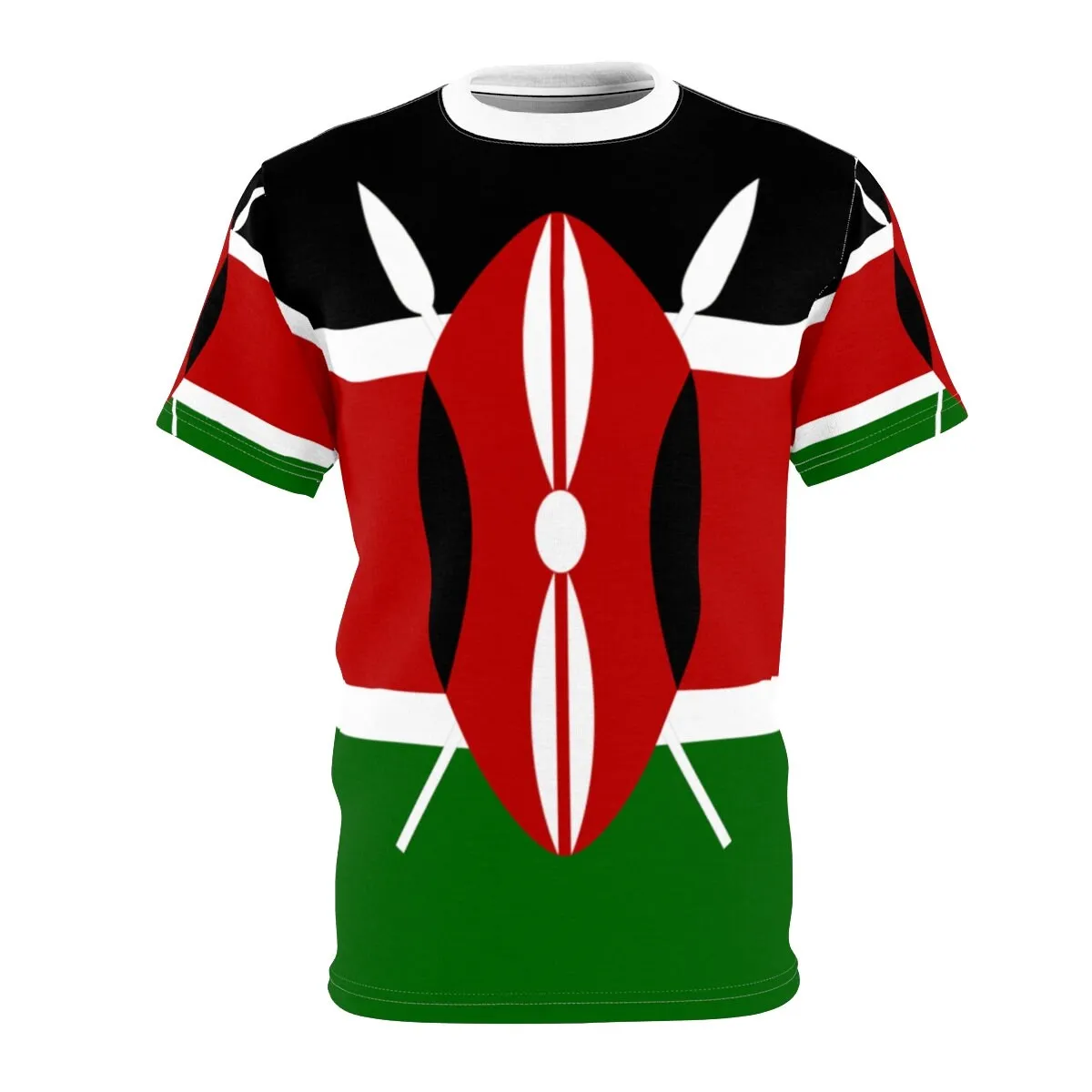 Men\'s Kenya Flag T-Shirt Casual 3D Printed T Shirts for Men Short Sleeve Cool Tee