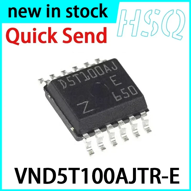 1PCS VND5T100AJTR-E Silk Screen D5T100AJ SOP8 Automotive Computer Board Control IC