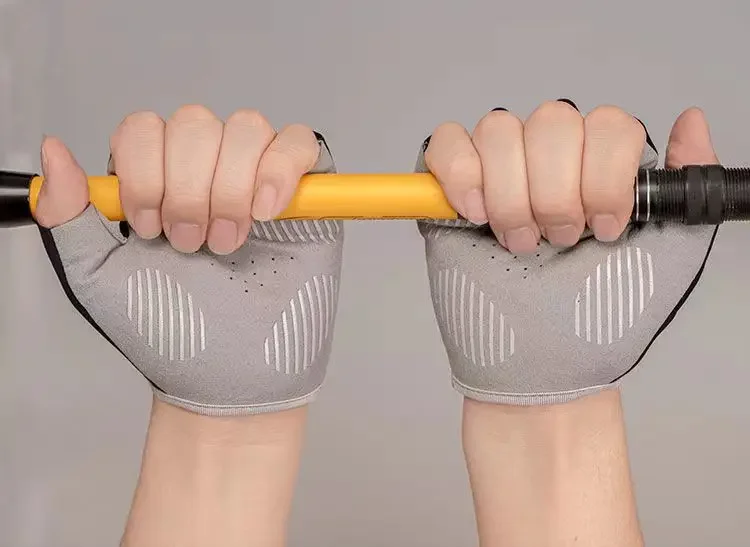 Male Female Half Finger Bicycle Gloves Non slip Fitness Training Gloves Suitable for Gyms Yoga Weightlifting Multi functional