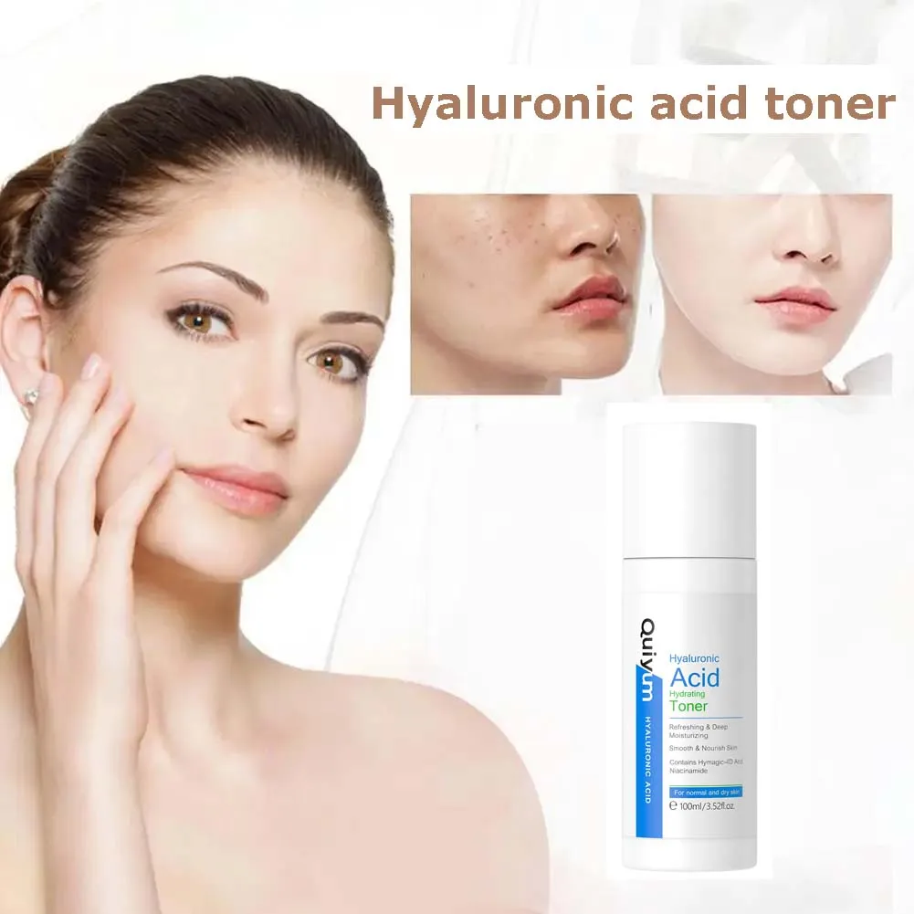 

Hyaluronic Acid Toner 100ml Hydrating, Moisturizing, Nourishing And Refining Pores Lifting Firming Serum Skin Care Products