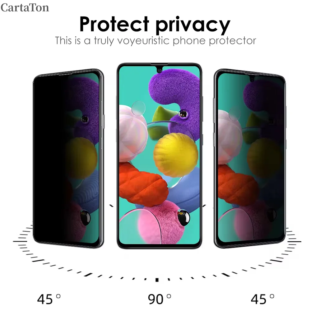 1-4Pcs Privacy Screen Protector for Samsung S24 Ultra S23 Plus S22 S21 FE A55 5G A15 A54 A53 A33 A34 A35 Anti-Spy Glass Film