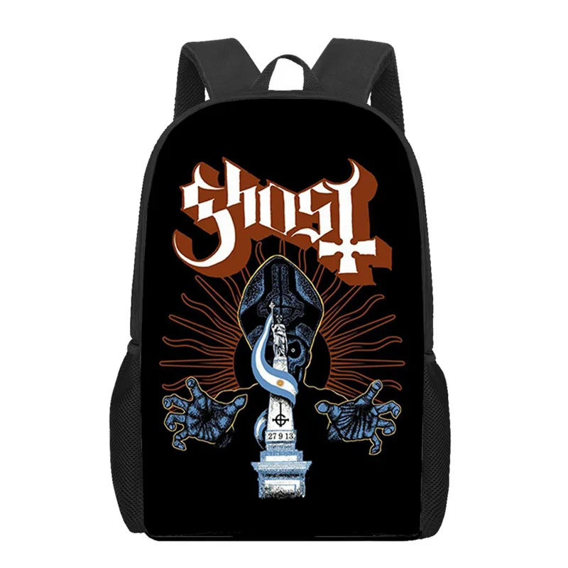 

Ghost Band Teenage School Bags 3D Print Children Book Bags Girls Boys Schoolbag Student Laptop Backpack Casual Travel Bagpack