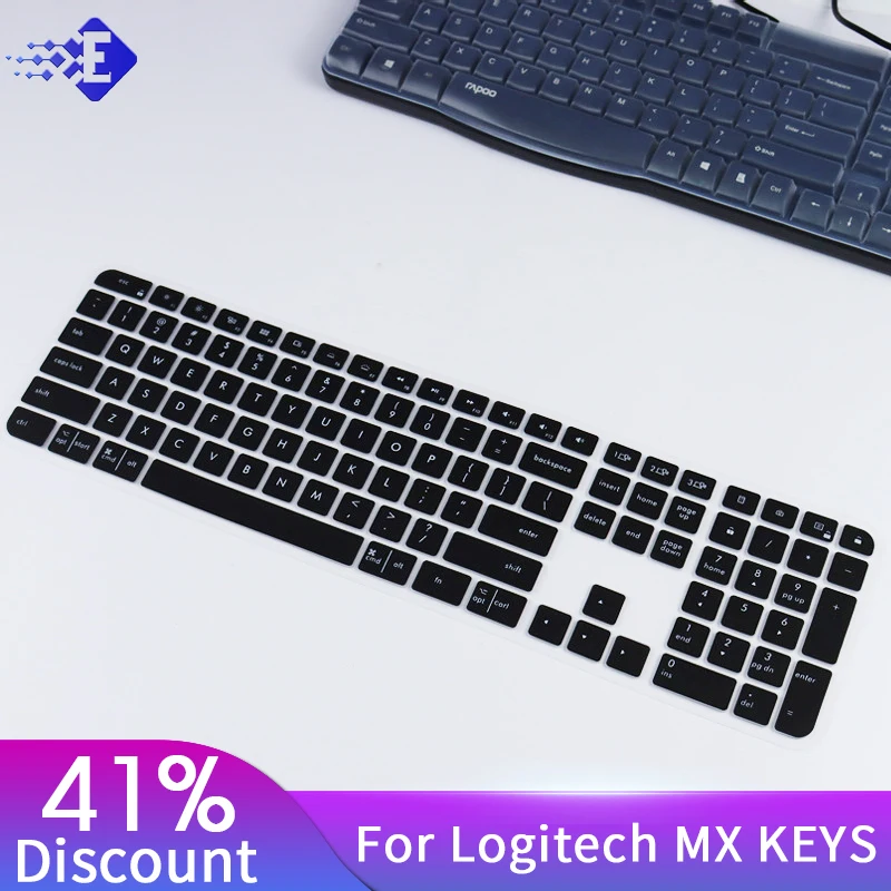 Keyboard Cover For MX KEYS For Mac For Logitech For Logi Wireless Protective Protector Skin Clear Silicone Case Accessories