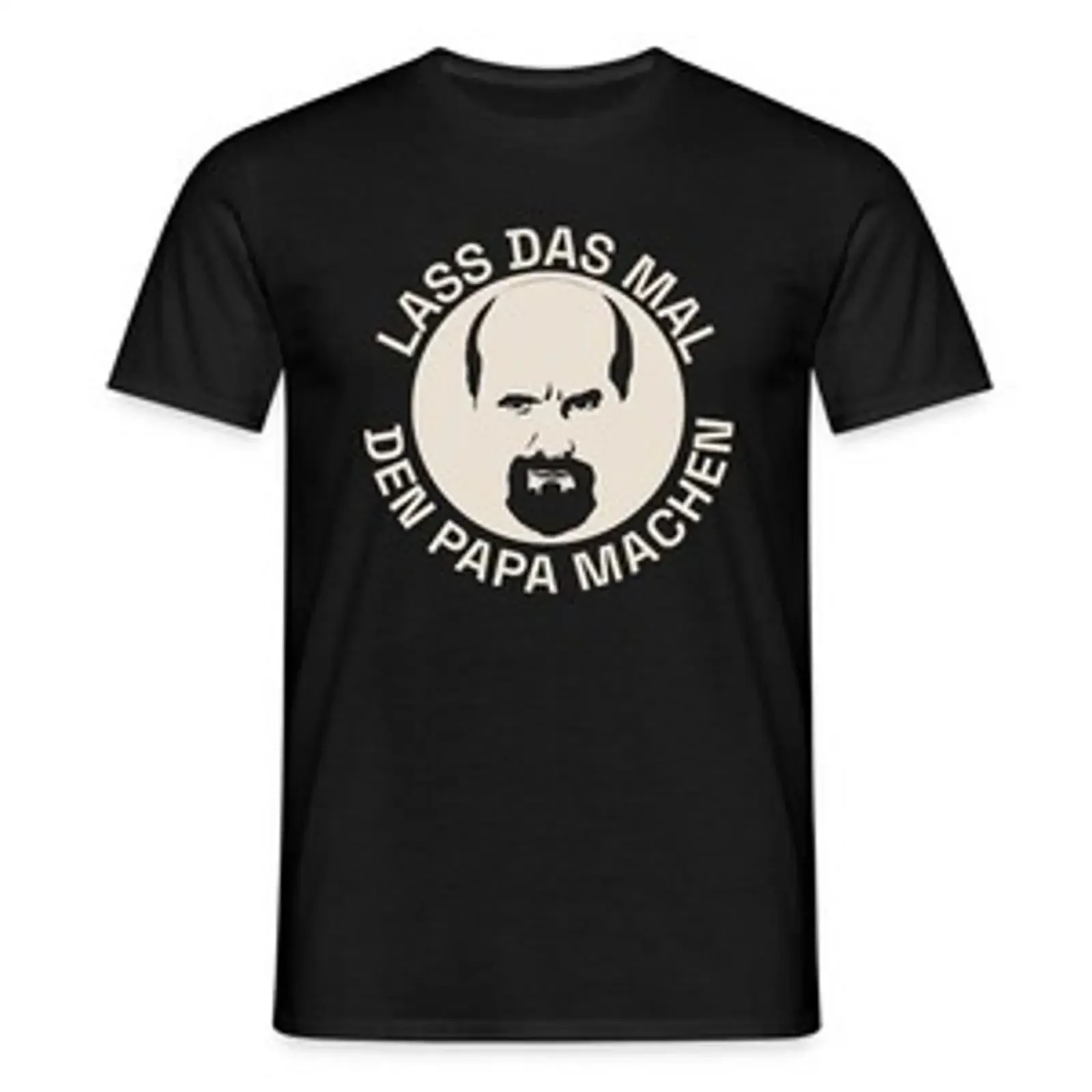 Camiseta vintage para hombre Stromberg Lass Das Mal Den Papa Machen, estilo lavado, ligeramente elástica, para uso diario.
