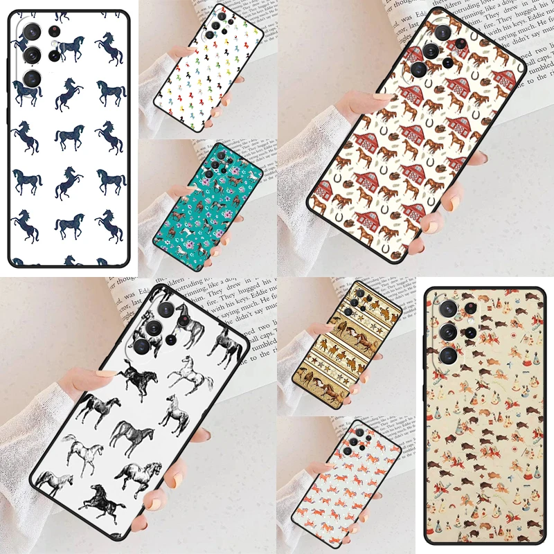 Beautiful Horse Cell Phone Case for Samsung Galaxy S26 Ultra S25 S24 S23 S22 S21 S20 Note10 Cover
