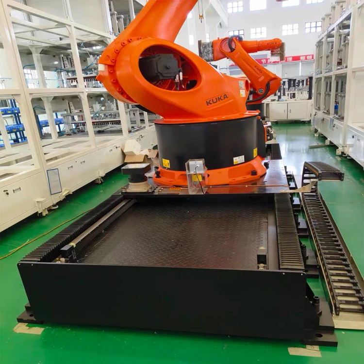 Robot Walking Track Rail for Welding Spraying Loading - Ground Sliding Track for Robot Arm Handling