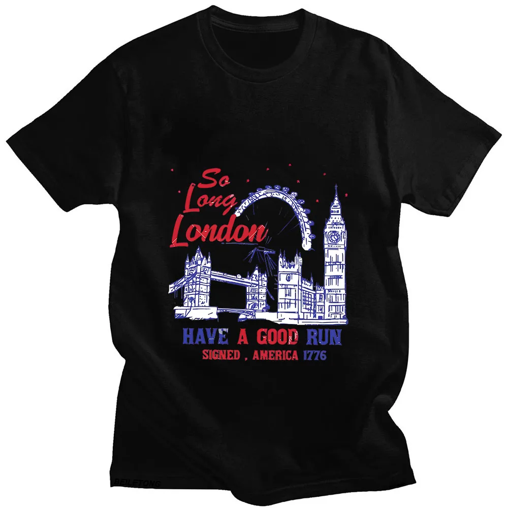 So Long London Had A Good Run T Shirt Summer High Quality Retro Tee-shirt Short Sleeve Fashion Tshirt Ropa Mujer Casual Clothes