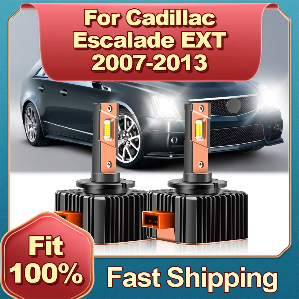 

D1S Canbus Bulb 6000K LED Headlight Bulbs Plug and Play Headlamp For Cadillac Escalade EXT 2007 2008 2009 2010 2011 2012 2013