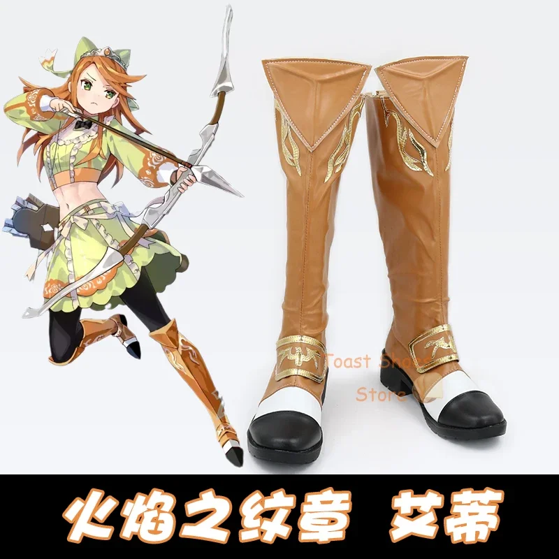 

Game Cosplay Comic Anime Game for Con Halloween Party Cosplay Costume Prop Anime Fire Emblem Addie Shoes