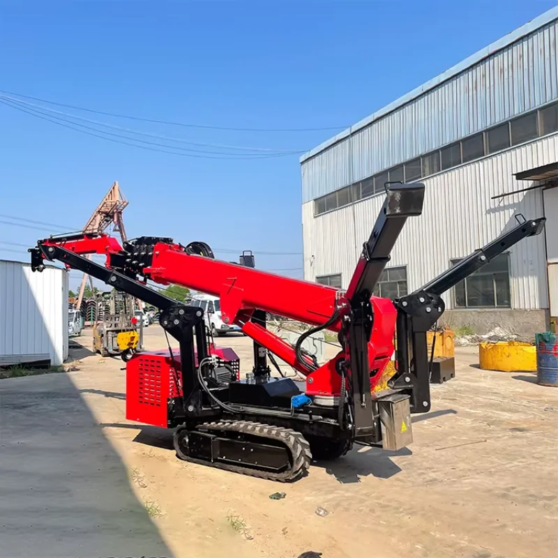 

Мини-кран-паук с дистанционным управлением, грузоподъемность 1.5-3 тонны, с шарнирной стрелой, гусеничный, Франция