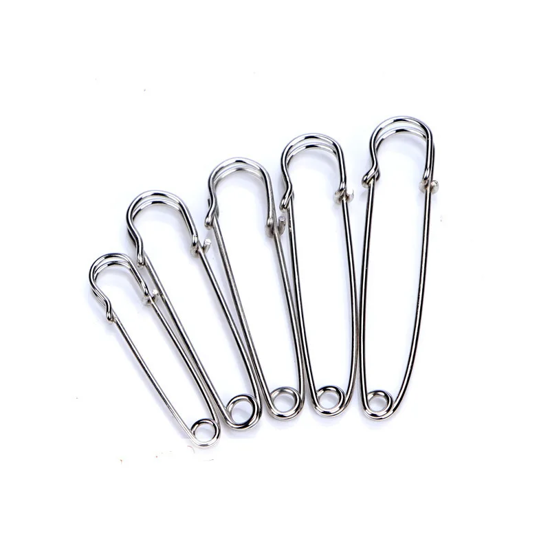 30Pcs/Set Safety Pins Large Metal Brooch Pins for Lock Jewelry Blankets Clothes DIY Craft Making Sewing Tools Needles Accessory