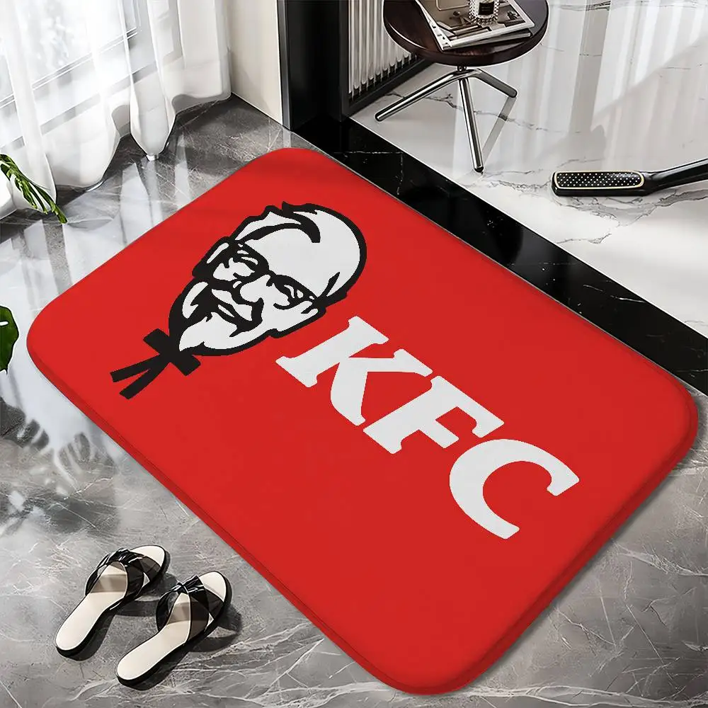 

K-KFC Floor Mat Printed Large Carpets Room And Bedroom Carpets Bathroom Anti Slip Door MATS Small Carpets