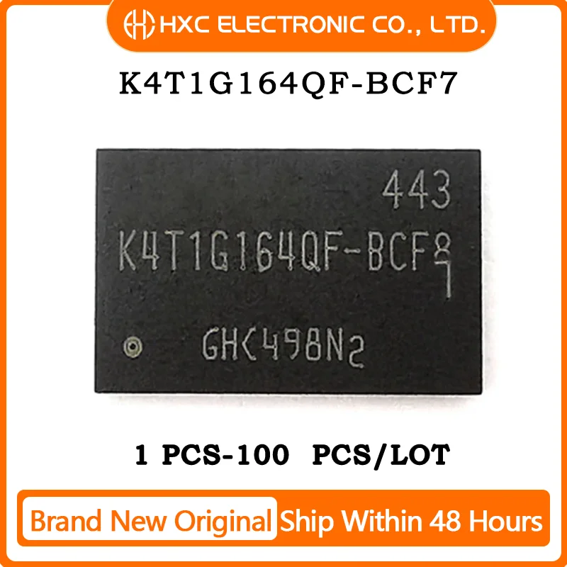 

5PCS/20PCS/50PCS/100PCS K4T1G164QF-BCF7 FBGA-84 K4T1G164QF Brand New Original IC CHIP