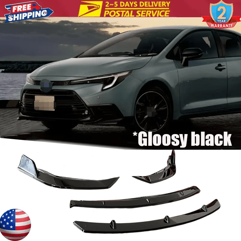 

Front Bumper Splitter Lip For Toyota Camry LE XLE Hybrid LE 2020~2021 Front Spoiler For Toyota Camry SE XSE Hatchback 2019~2025