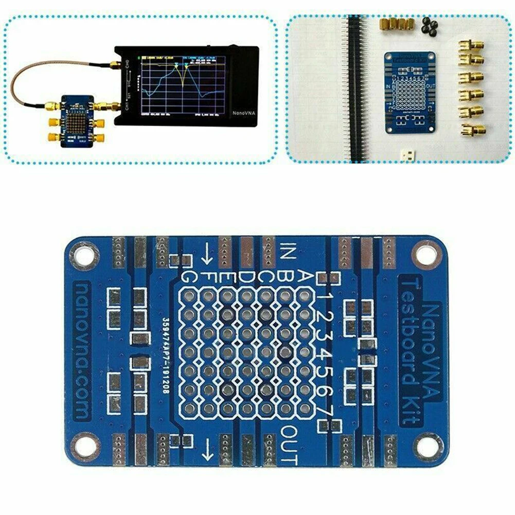 For NanoVNA Testboard Demo Board Vector Network Analyzer Testing Ot16 DIY Test Board Printed Circuit Board,Assembly Required