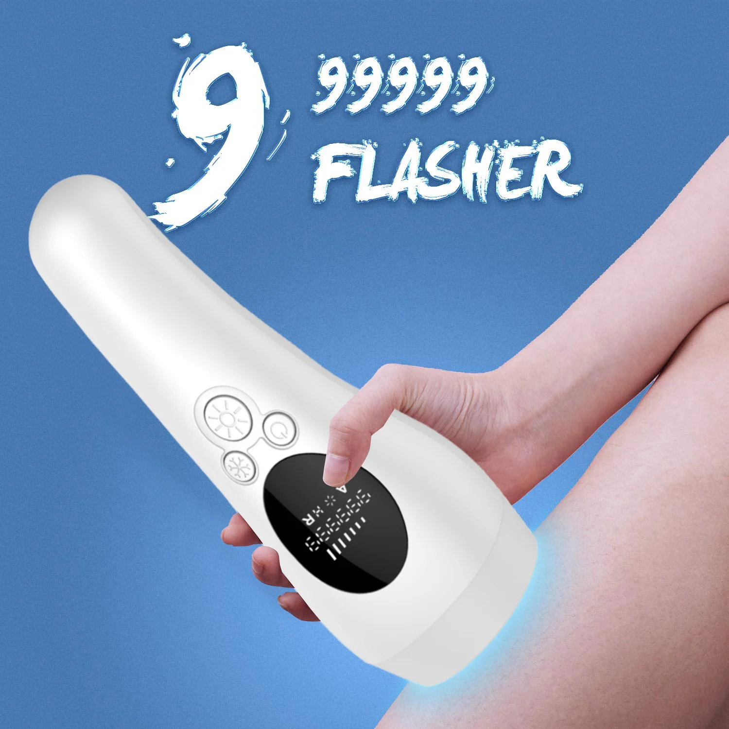 999999 flashing hot laser hair remover permanent IPL photoelectric ice sensing hair remover painless electric hair remover