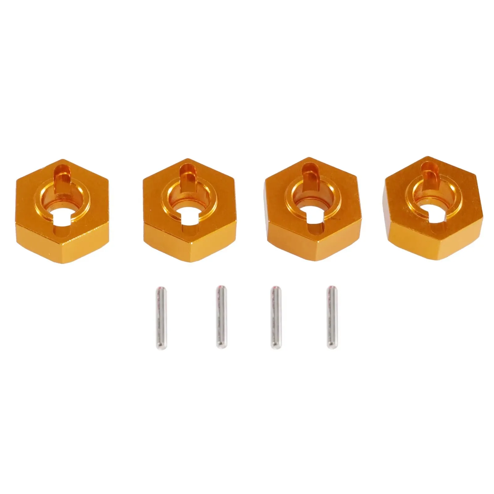 

Metal 12mm Wheel Hex Hub Drive Adapters with Pins Screws for 1/10 Arrma Senton Granite Typhon Vorteks 3S Big Rock RC Car
